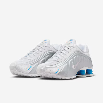 Shox R4 - Branco Azul