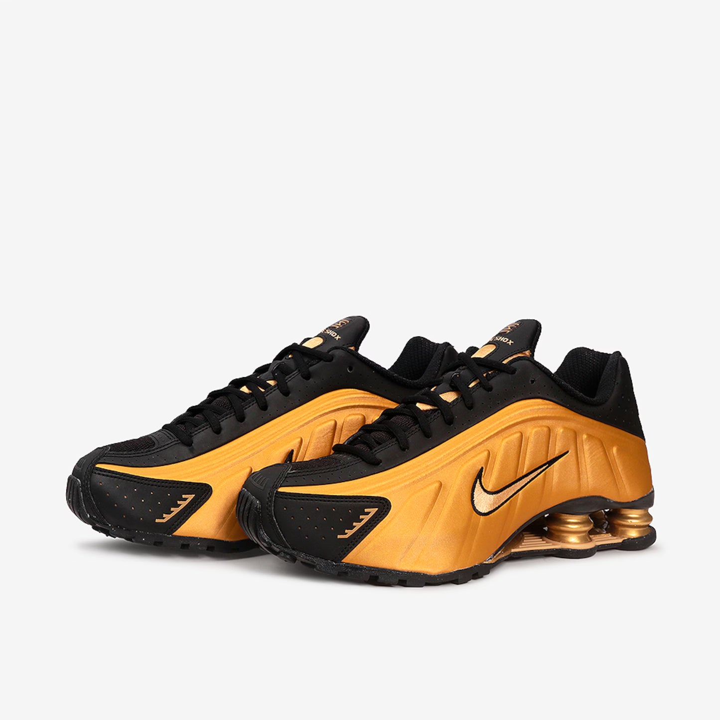 Shox R4 - Preto Dourado