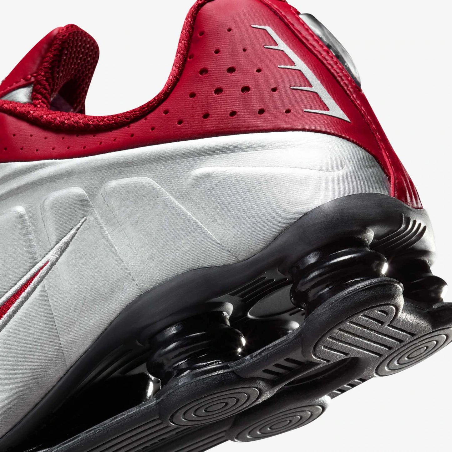 Shox R4 - Branco Vermelho