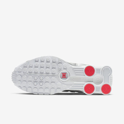 Shox R4 - Branco Prata