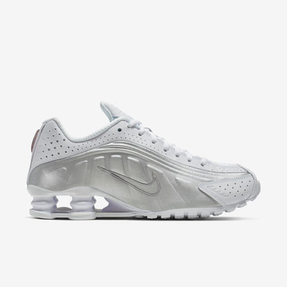Shox R4 - Branco Prata