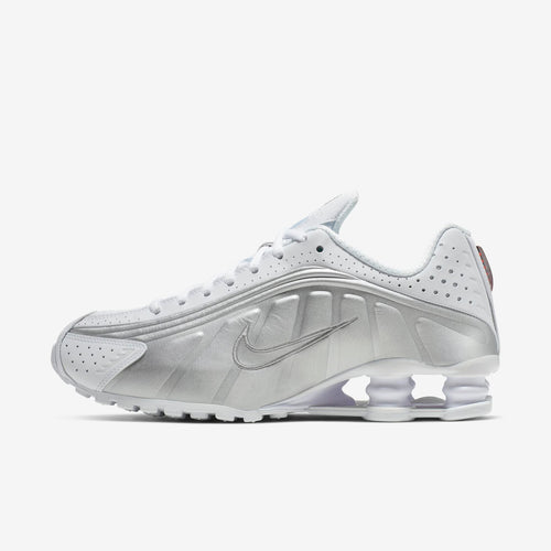 Shox R4 - Branco Prata