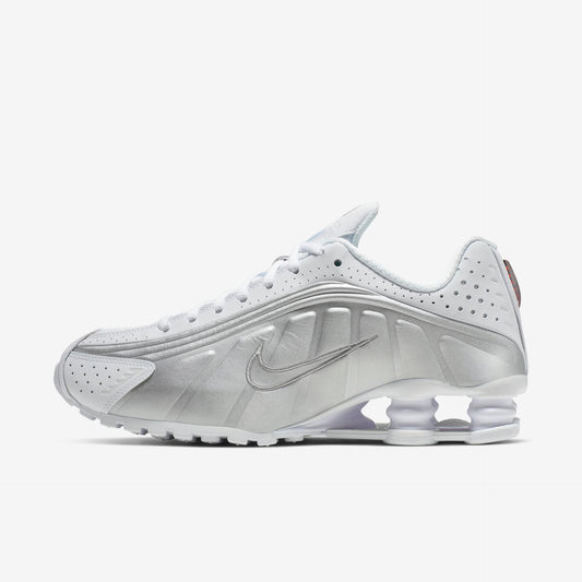Shox R4 - Branco Prata