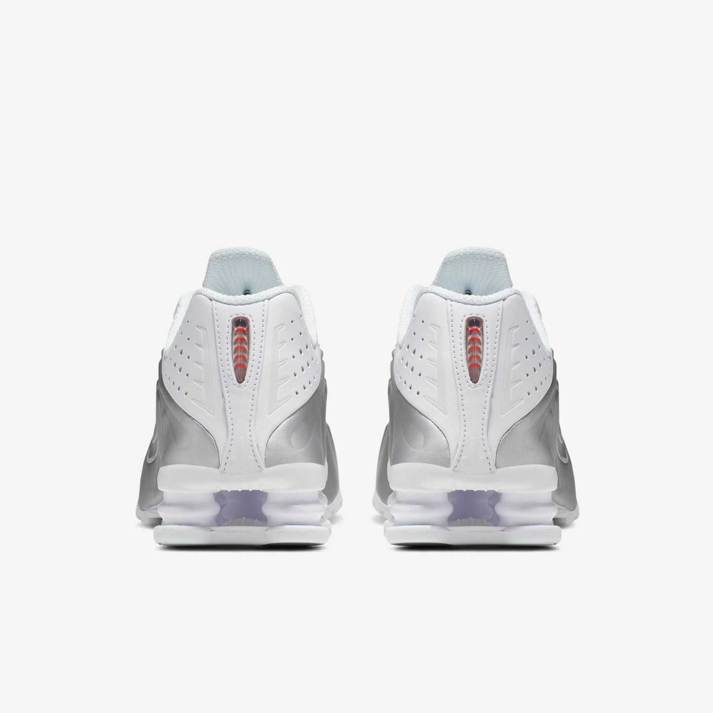Shox R4 - Branco Prata
