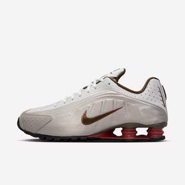 Shox R4 - Branco Bege