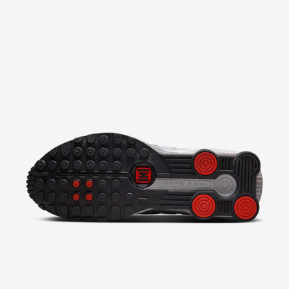Shox R4 - Prata Vermelho