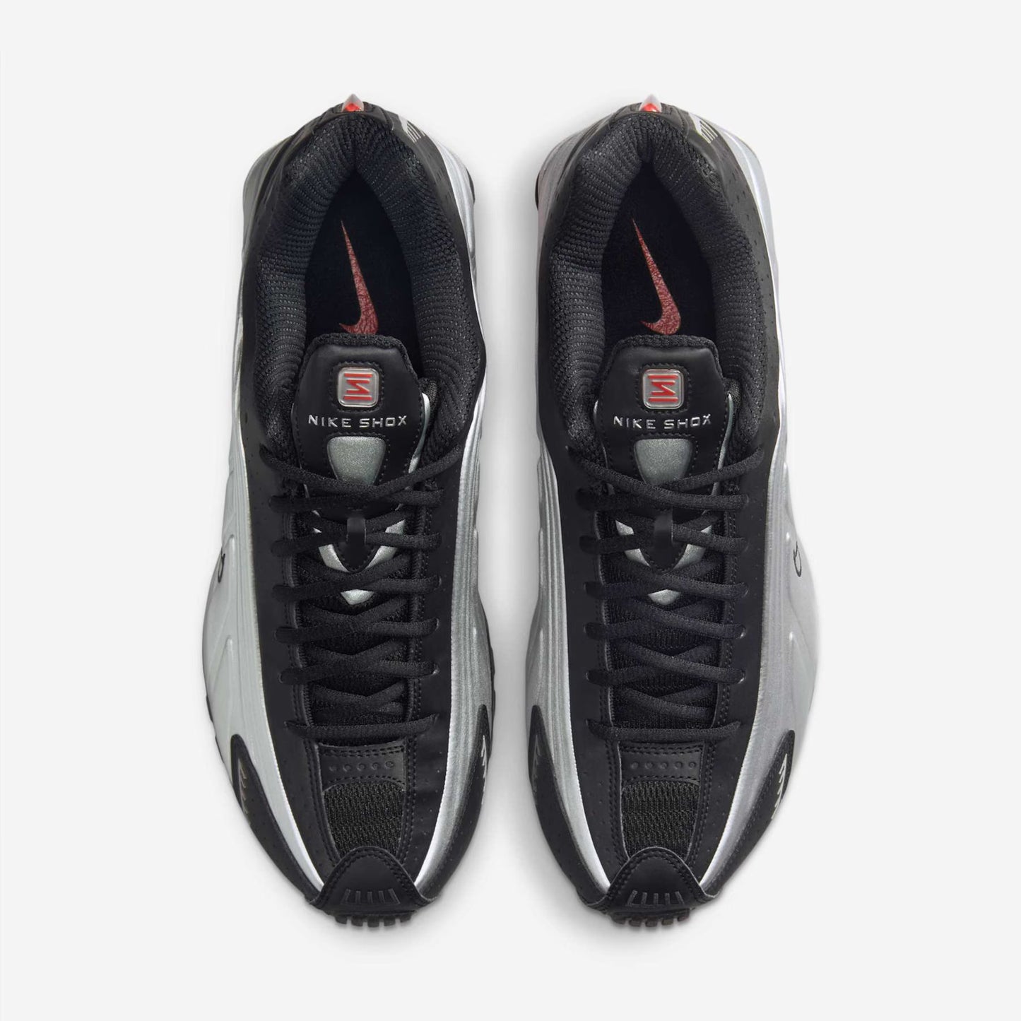 Shox R4 - Prata Vermelho