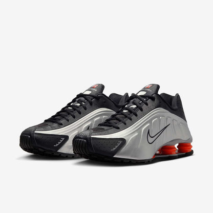 Shox R4 - Prata Vermelho