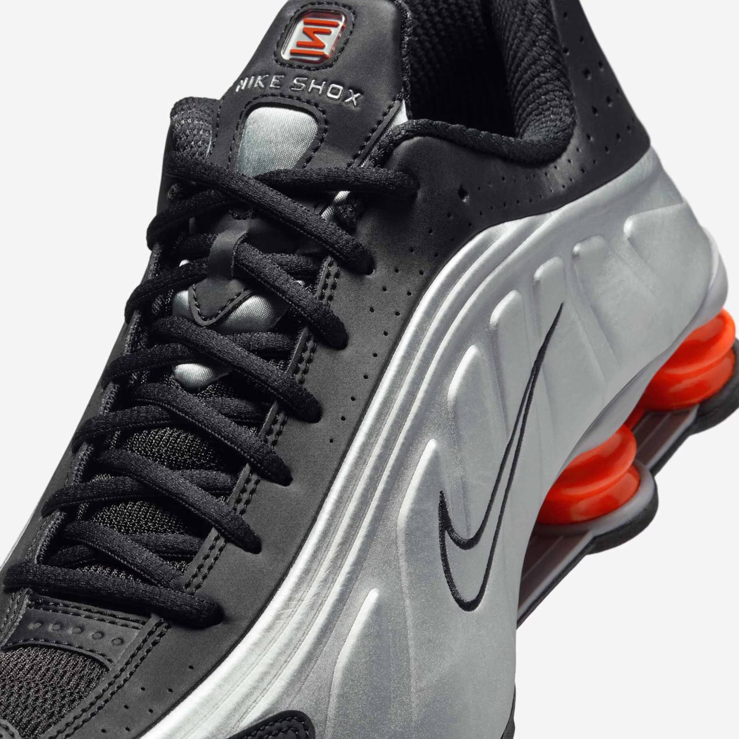 Shox R4 - Prata Vermelho
