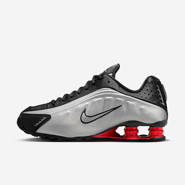 Shox R4 - Preto Branco