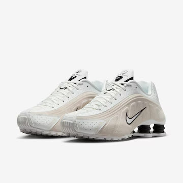 Shox R4 - Branco Bege