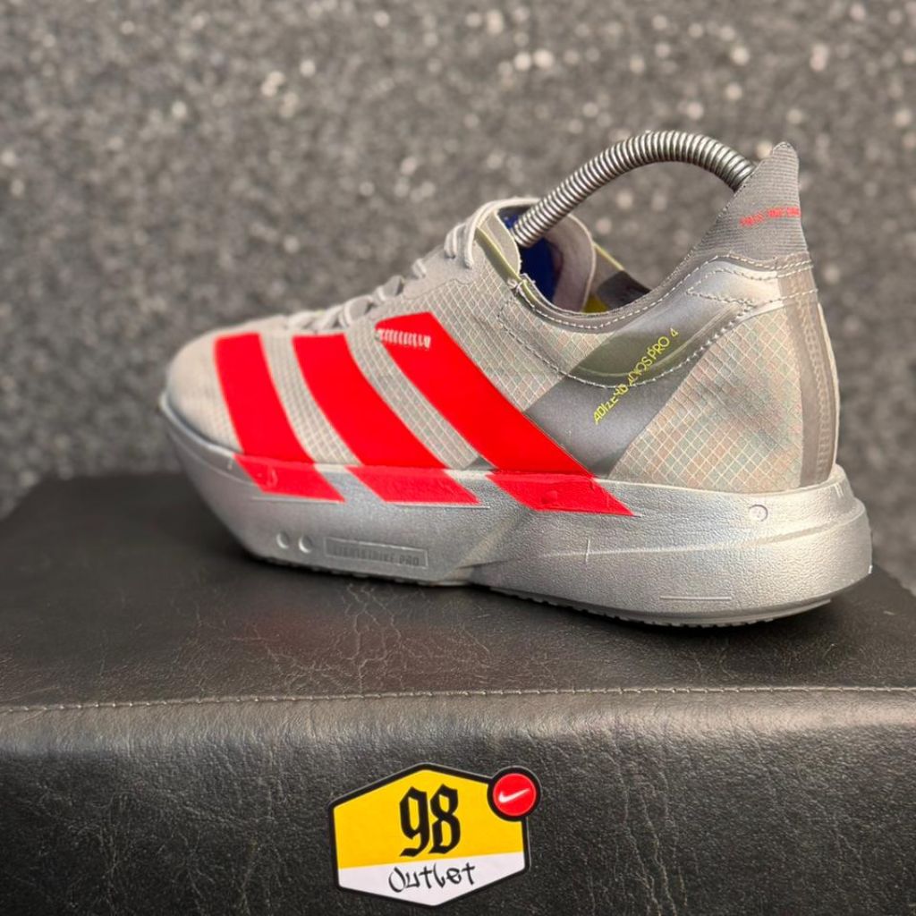 Adidas Adizero Adios Pro 4 - Cinza Vermelho