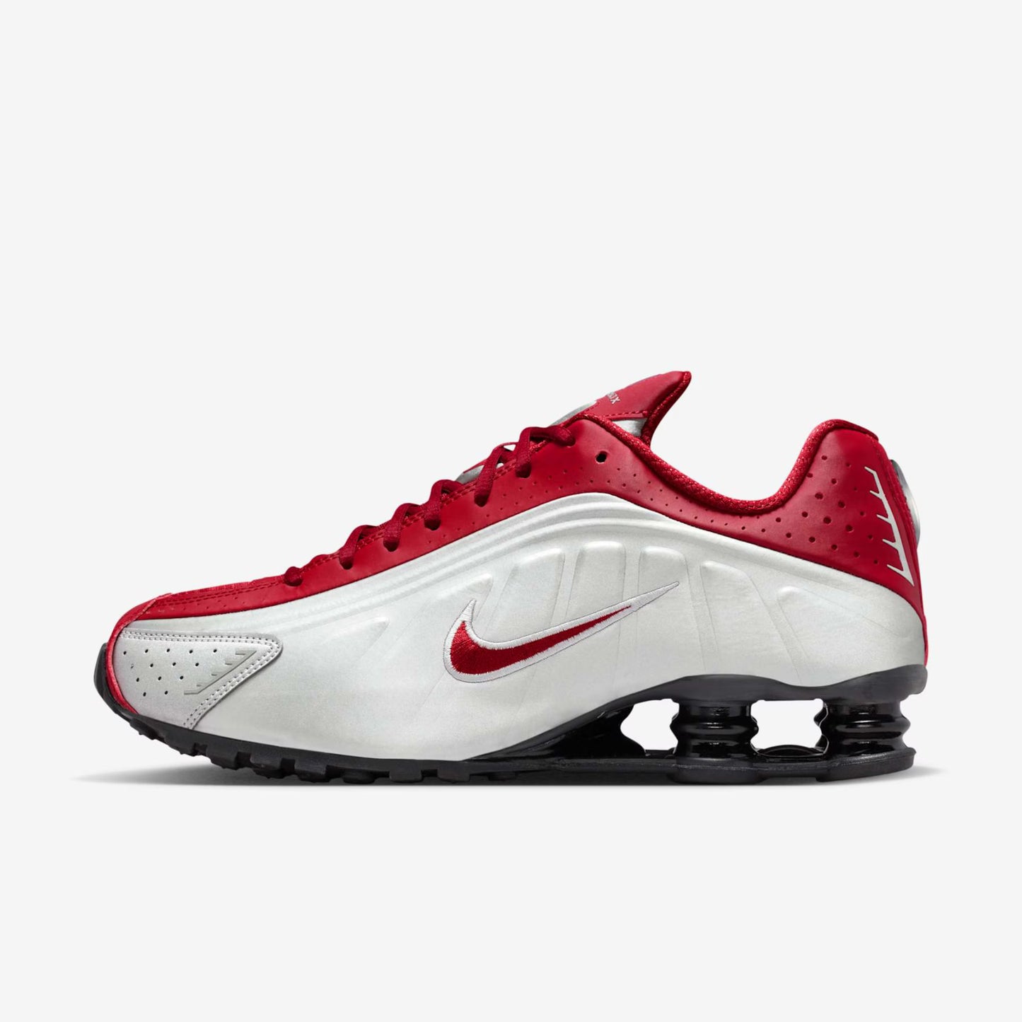 Shox R4 - Branco Vermelho