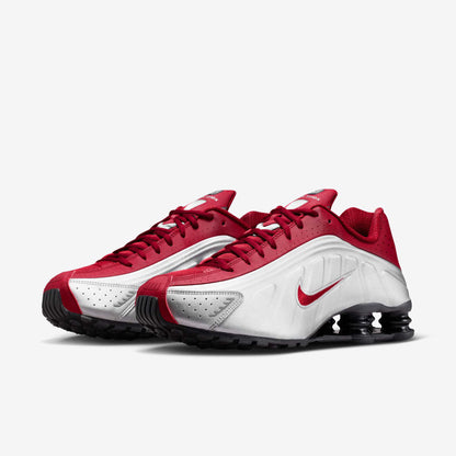 Shox R4 - Branco Vermelho