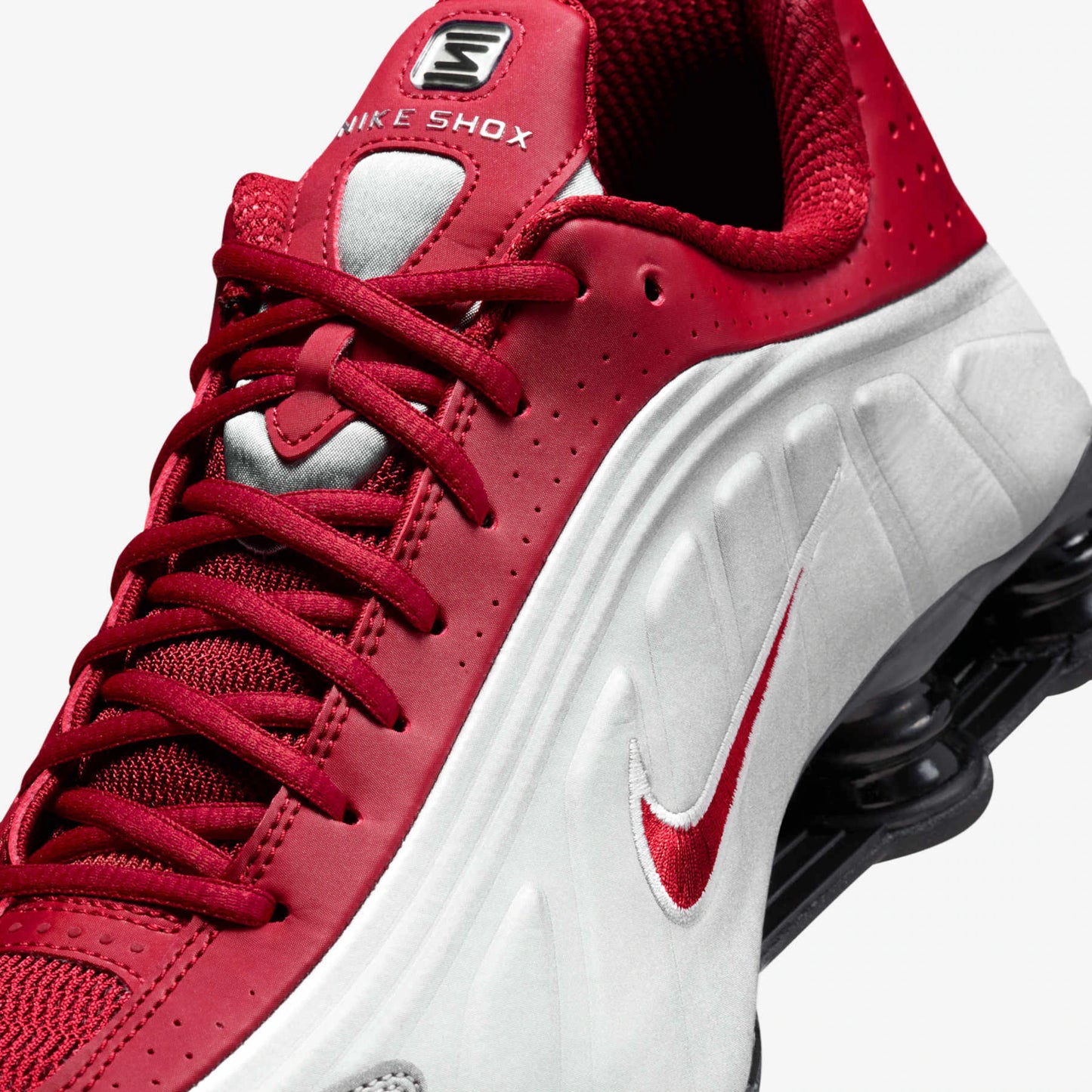 Shox R4 - Branco Vermelho