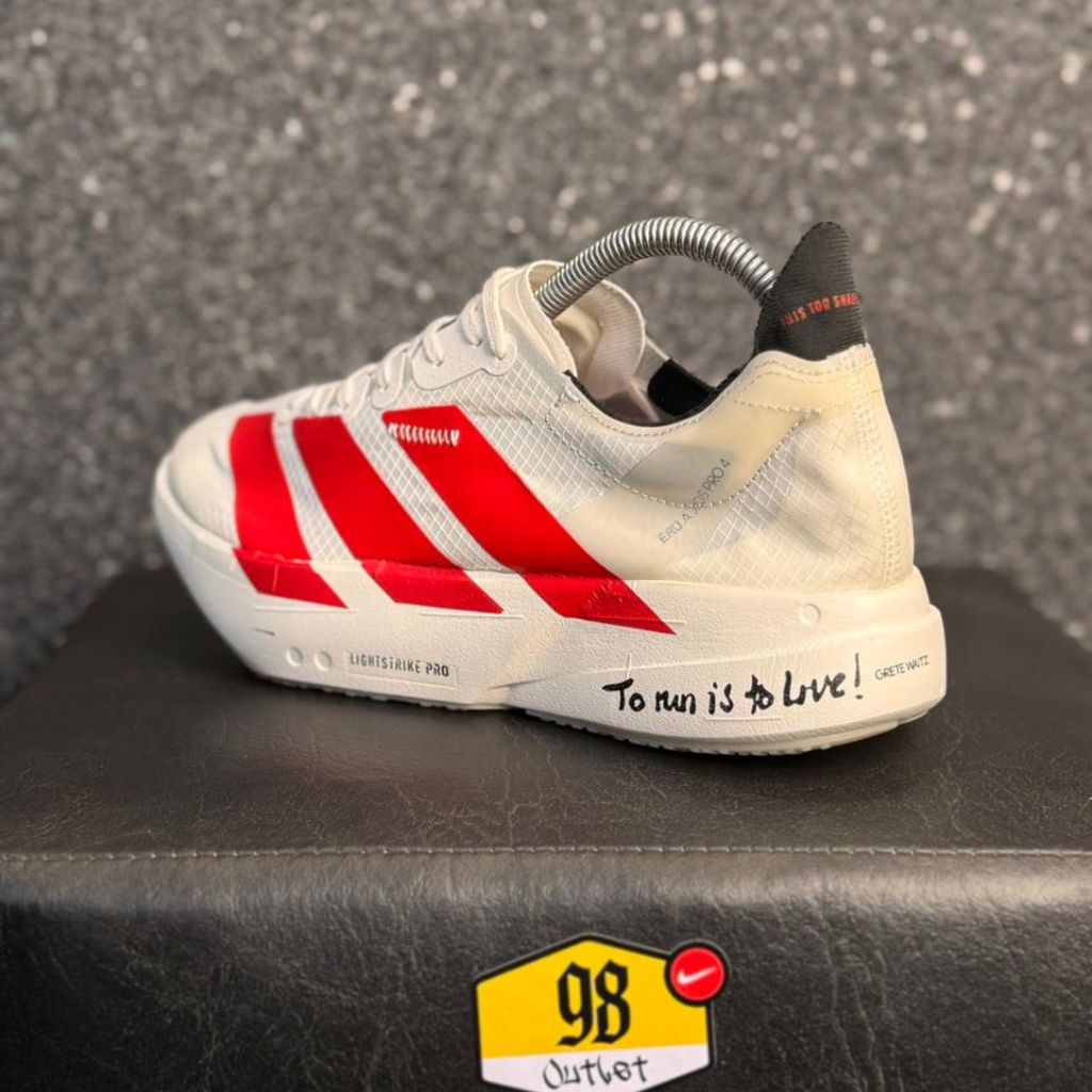 Adidas Adizero Adios Pro 4 - Bege Vermelho