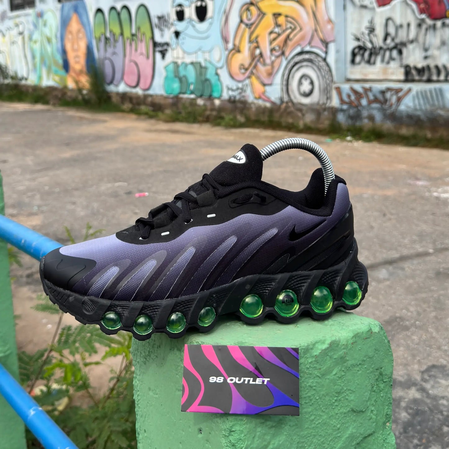 Air Max DN8 - Cinza Bolha Verde