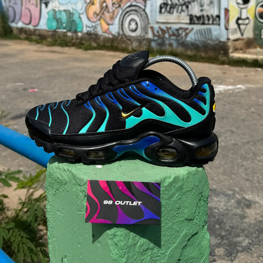 Air Max TN Plus - Preto Verde/Azul