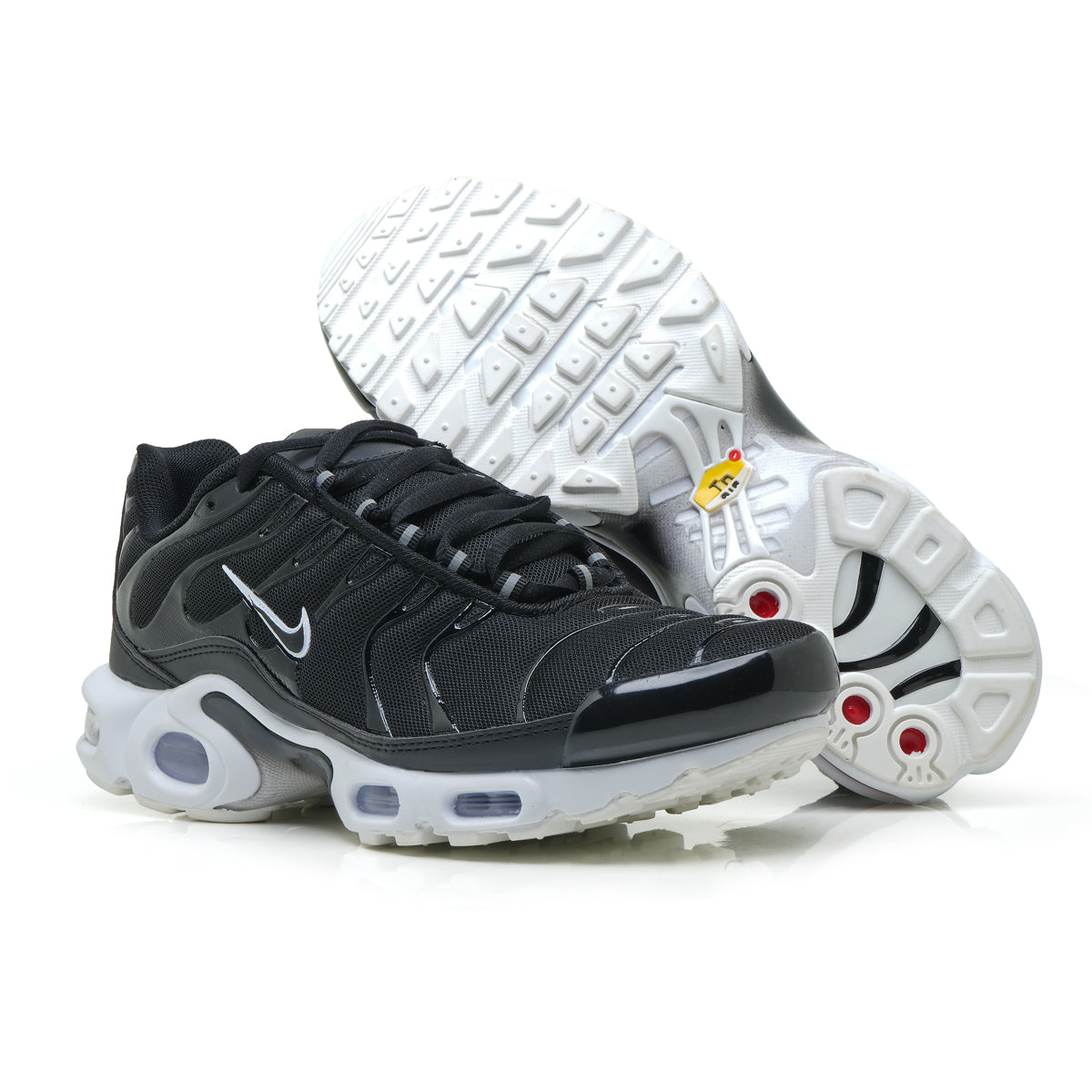 Air Max Tn Plus Importado Premium - Black White